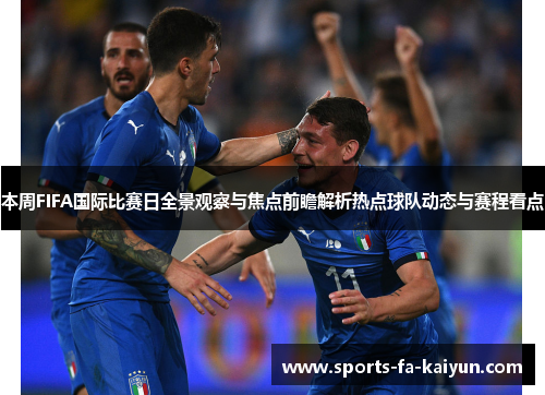 本周FIFA国际比赛日全景观察与焦点前瞻解析热点球队动态与赛程看点
